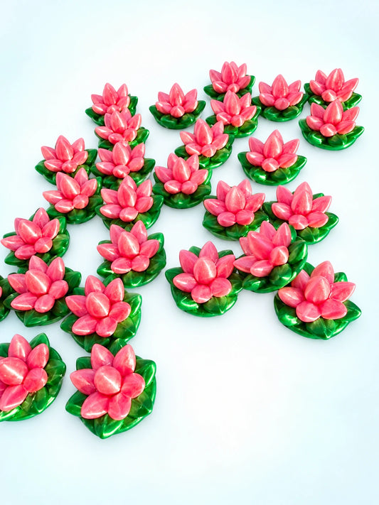 Lotus Flowers Mahjong Trinkets