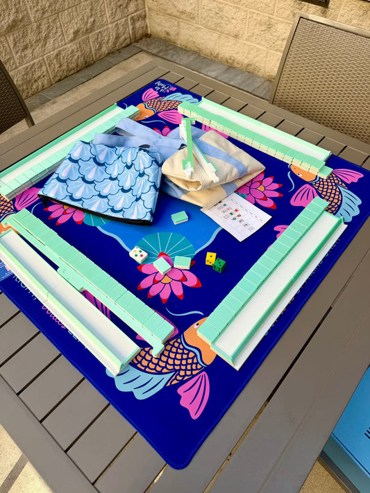 The First Full-Size Travel Mahjong Set by Spools