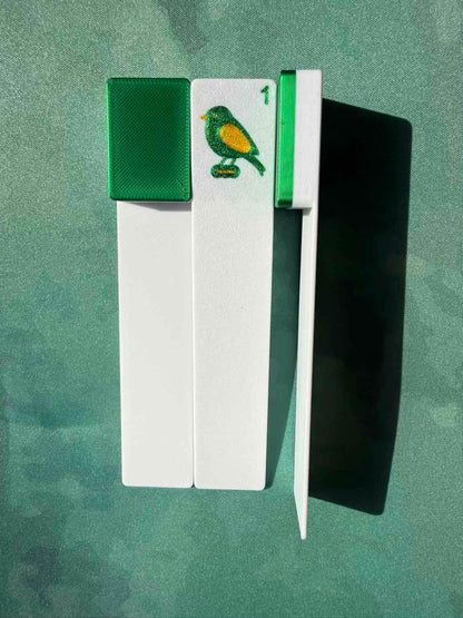 emerald green bam bookmark
