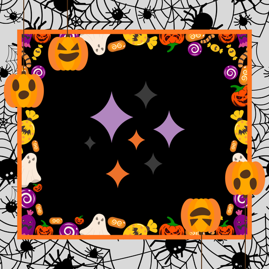 Halloween Pumpkin Neoprene Mahjong Mat