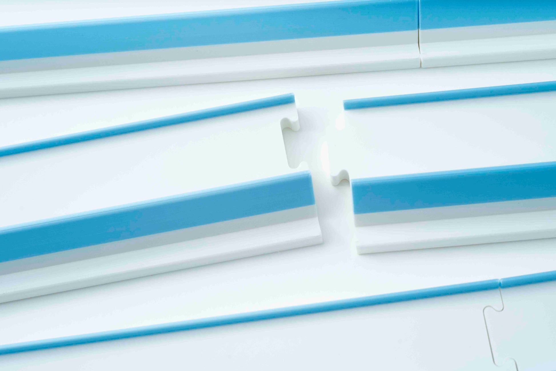 Two Mahjong Racks that split in two for travel