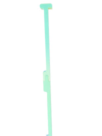 A travel mahjong pusher that is full-size at 20 inches long but splits in two for travel and has built in points for durability