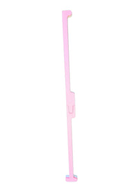 A travel mahjong pusher that is full-size at 20 inches long but splits in two for travel and has built in points for durability