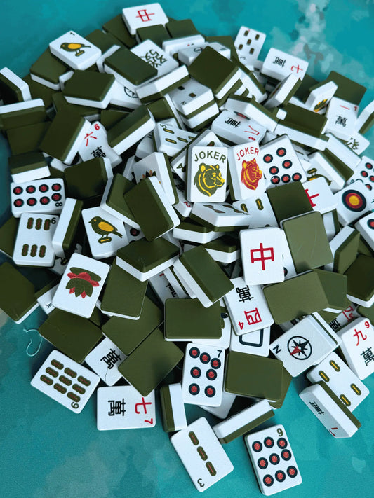 A collection of Alpine Theme Mahjong Tiles