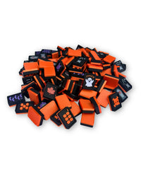 A set of Halloween Travel Mahjong Tiles