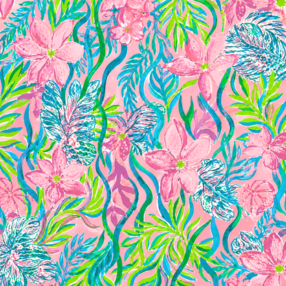 Tropical Travels Neoprene Mahjong Mat