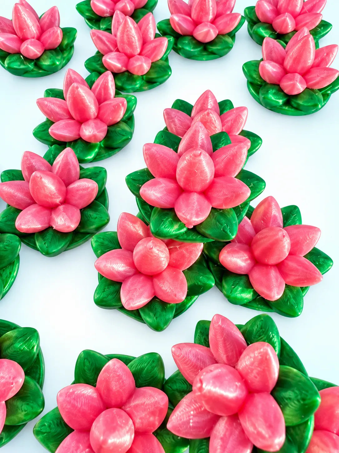 Lotus Flowers Mahjong Trinkets